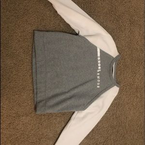 Under Armour womens shirt size small white and gray